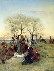 Totenmahl am Grab, 1884